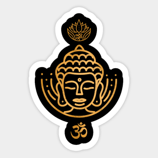 Buddha Meditation Zen Buddhism Om Harmony Sticker